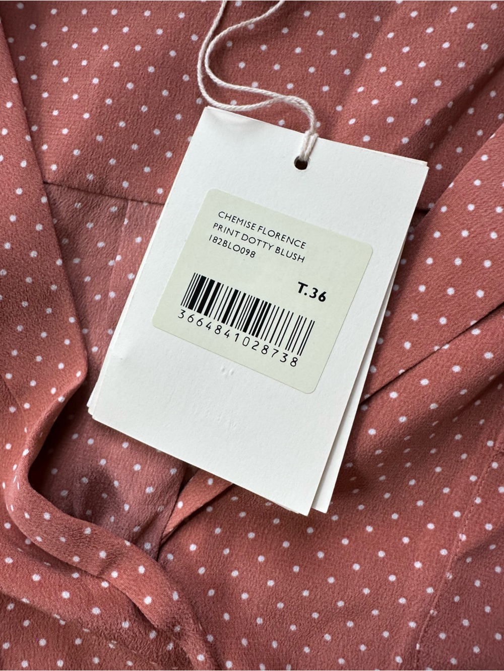 Sezane Polka Polka Dot Long Sleeve Top - Picture 4 of 6